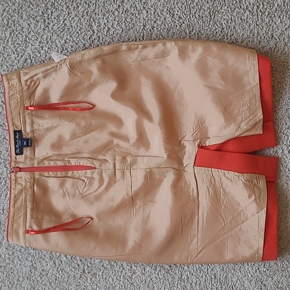 J.Crew Bright Orange Wool Blend Pencil Skirt Women’s 00 FA12 - Picture 11 of 14